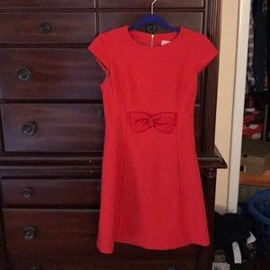 Kate spade creme de la creme crepe bow dress sz 4